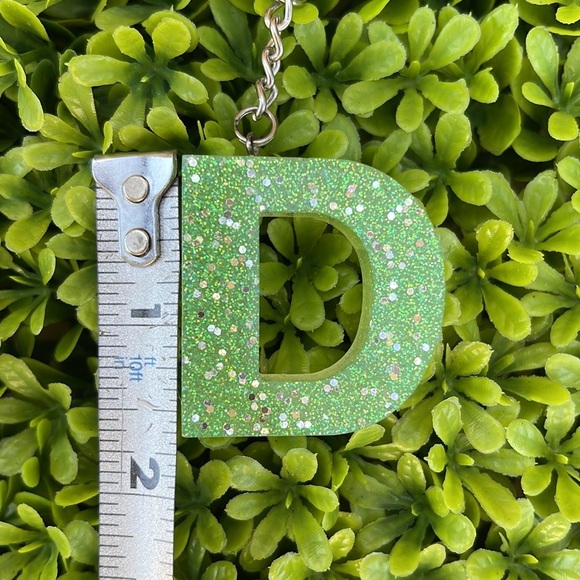 Monogram Resin Keychain - Picture 6 of 9